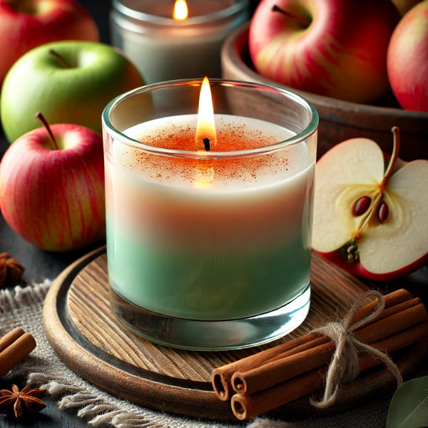 What are the benefits of apple scented candles?