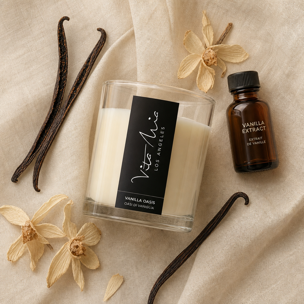 Vanilla Oasis Candle Candle