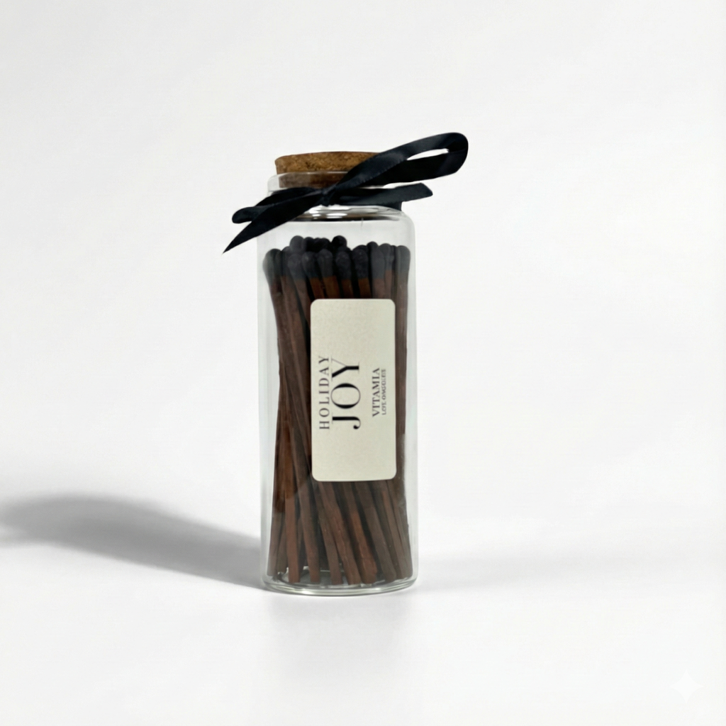 Minimalist Glass Matchstick Vial