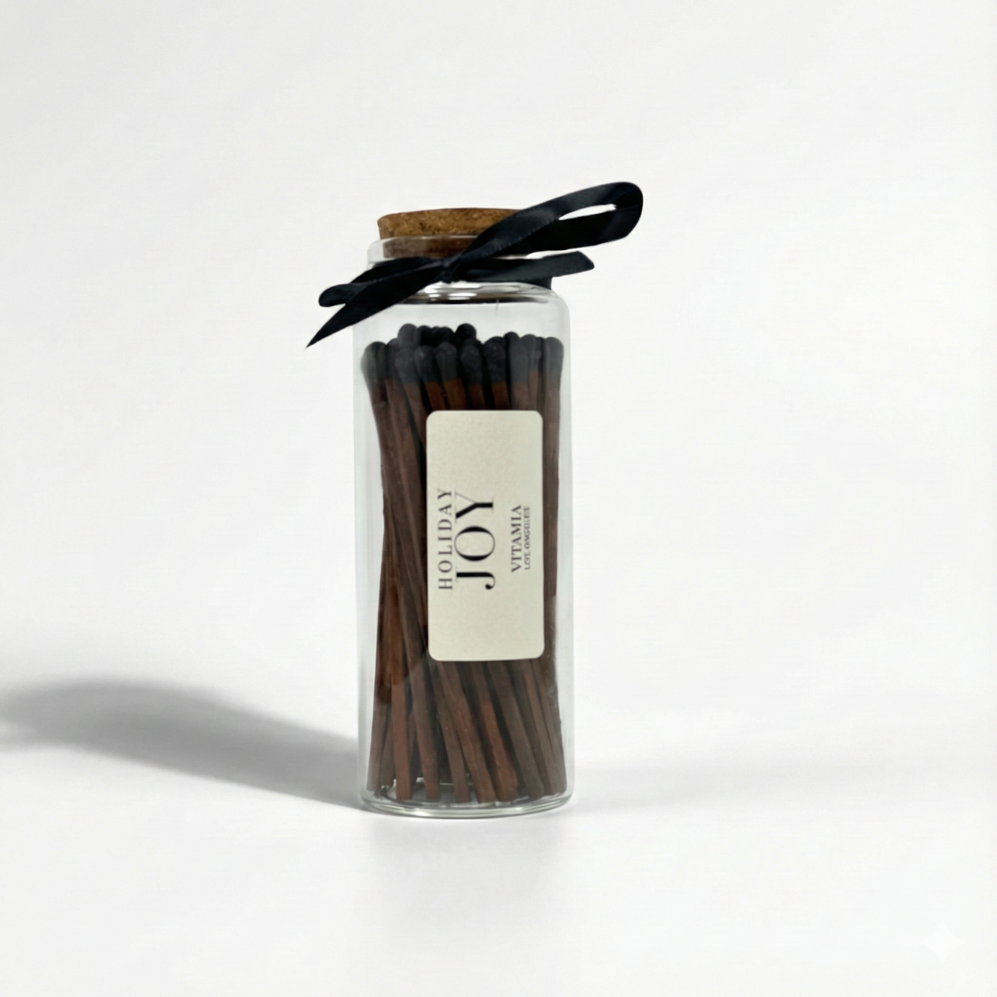 Minimalist Glass Matchstick Vial