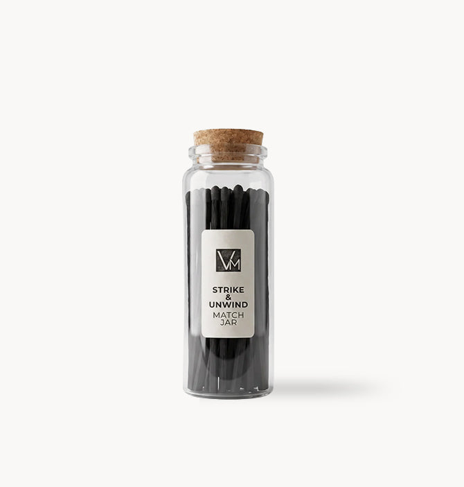 Minimalist Glass Matchstick Vial